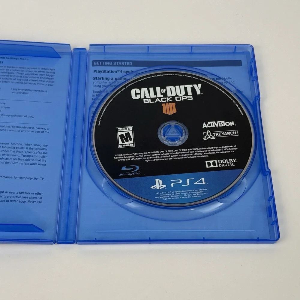 Call of Duty Black Ops 4 IIII (PlayStation 4, 2018) PS4  Video Game